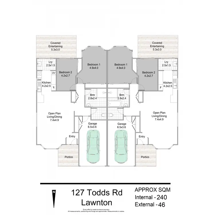 Floorplan of Homely house listing, 1/127 Todds Road, Lawnton QLD 4501
