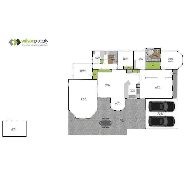 Floorplan of Homely house listing, 69 Greenfield Drive, Traralgon VIC 3844