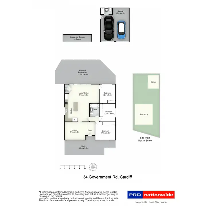 Floorplan of Homely house listing, 34 Government Road, Cardiff NSW 2285
