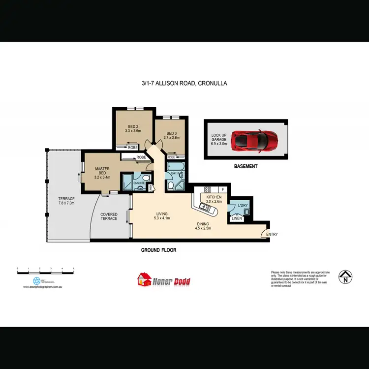 Floorplan of Homely apartment listing, 3/1-7 Allison Road, Cronulla NSW 2230
