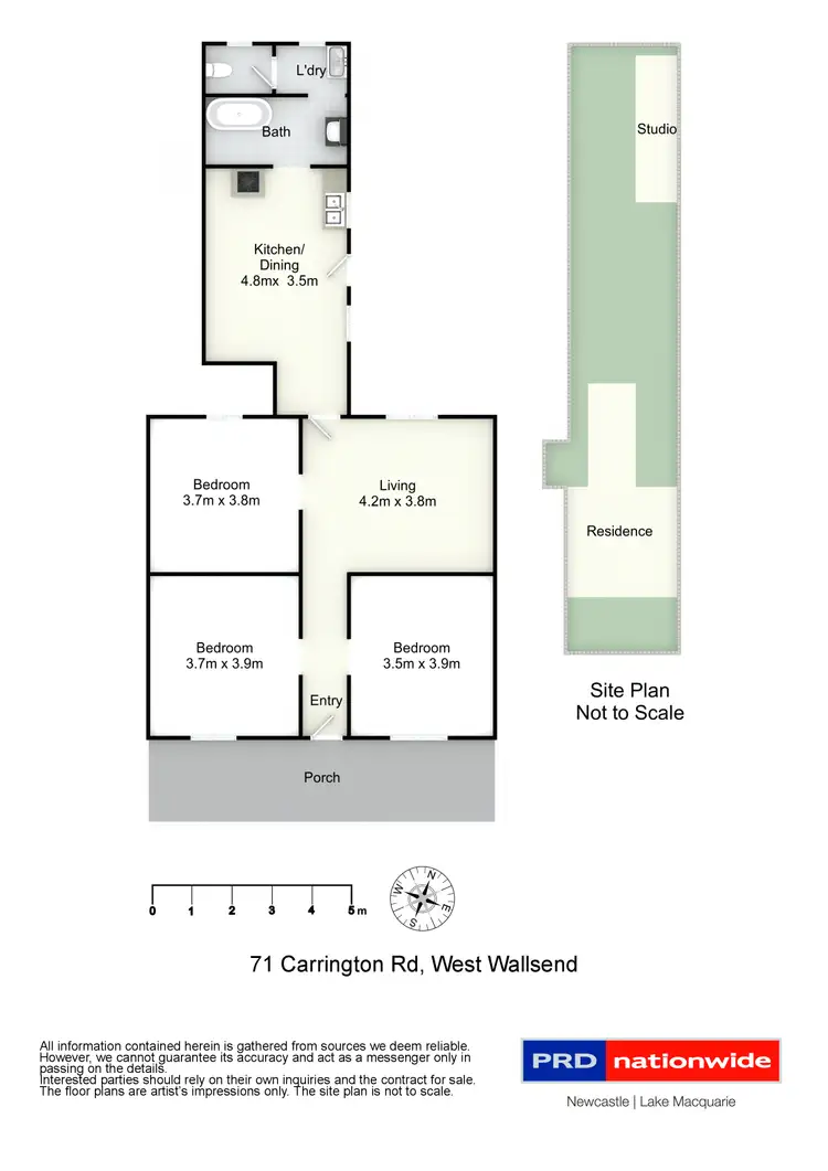Floorplan of Homely house listing, 71 Carrington Street, West Wallsend NSW 2286