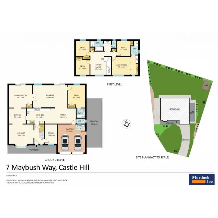 Floorplan of Homely house listing, 7 Maybush Way, Castle Hill NSW 2154