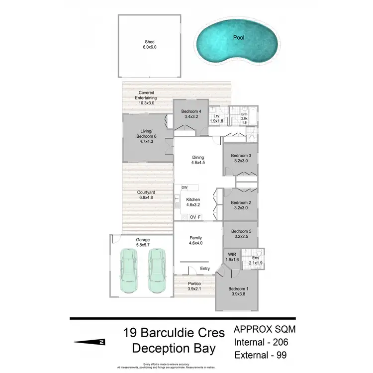 Floorplan of Homely house listing, 19 Barculdie Crescent, Deception Bay QLD 4508