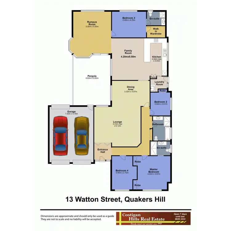 Floorplan of Homely house listing, 13 Watton Street, Quakers Hill NSW 2763
