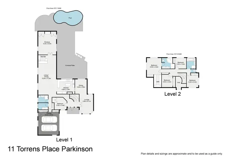 Floorplan of Homely house listing, 11 Torrens Place, Parkinson QLD 4115