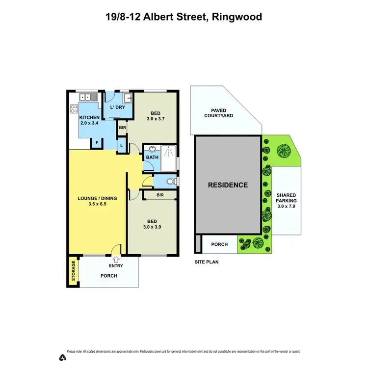 Floorplan of Homely retirement listing, 19/8-12 Albert Street, Ringwood VIC 3134