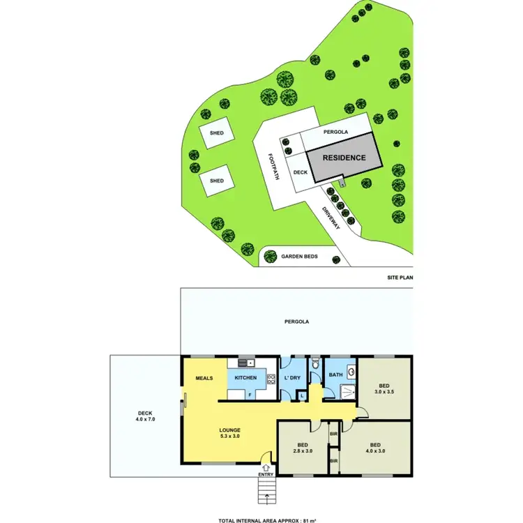 Floorplan of Homely house listing, 21 Glenvalley Crescent, Seville East VIC 3139