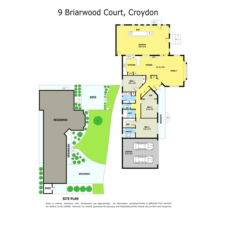 Floorplan of Homely house listing, 9 Briarwood Court, Croydon VIC 3136
