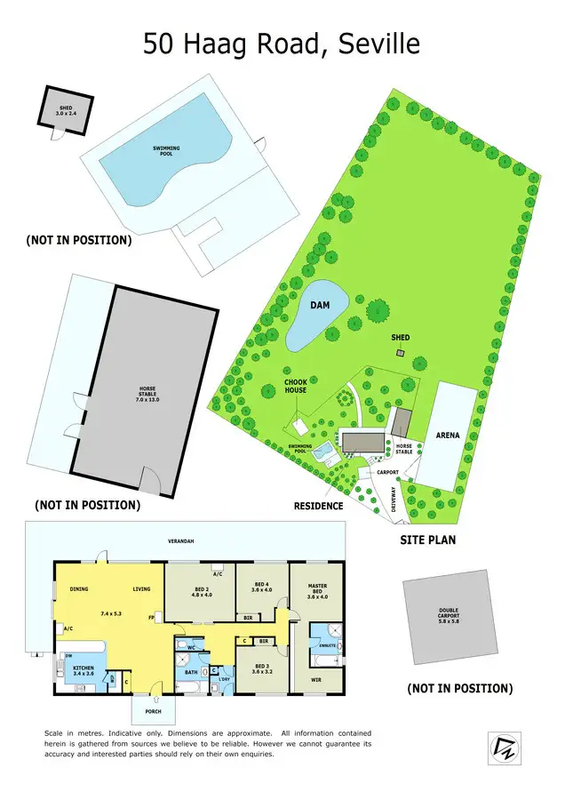 Floorplan of Homely house listing, 50 Haag Road, Seville VIC 3139
