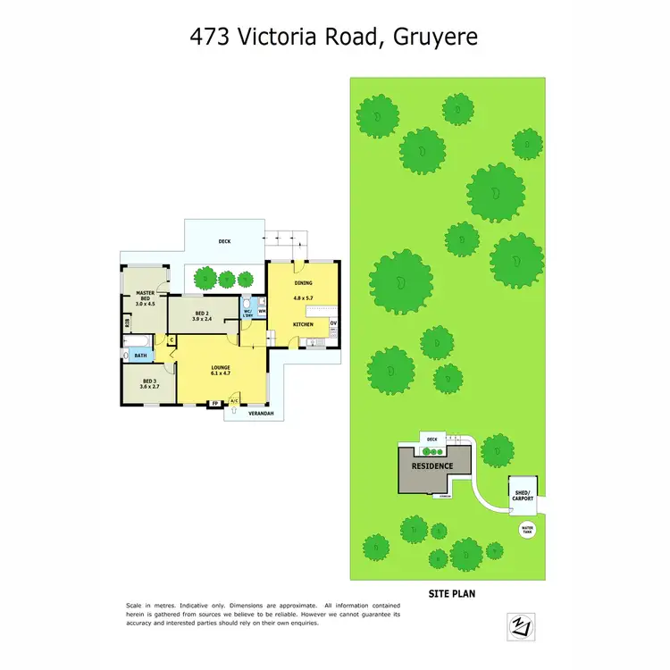 Floorplan of Homely house listing, 473 Victoria Road, Gruyere VIC 3770