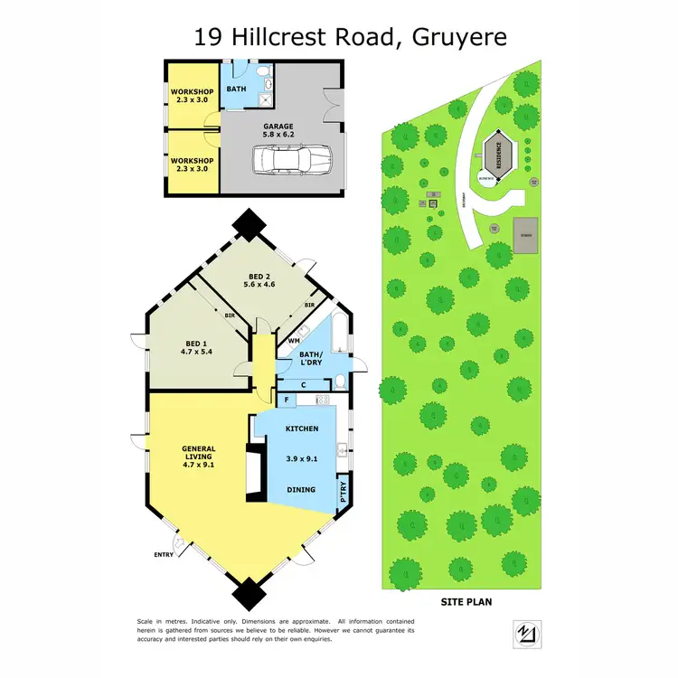 Floorplan of Homely house listing, 19 Hillcrest Road, Gruyere VIC 3770