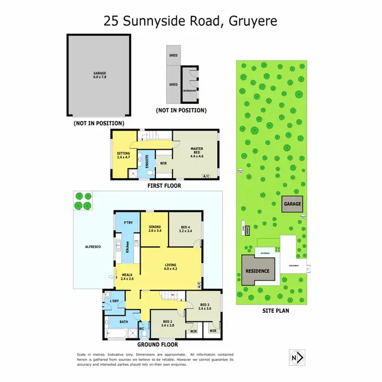 Floorplan of Homely house listing, 25 Sunnyside Road, Gruyere VIC 3770