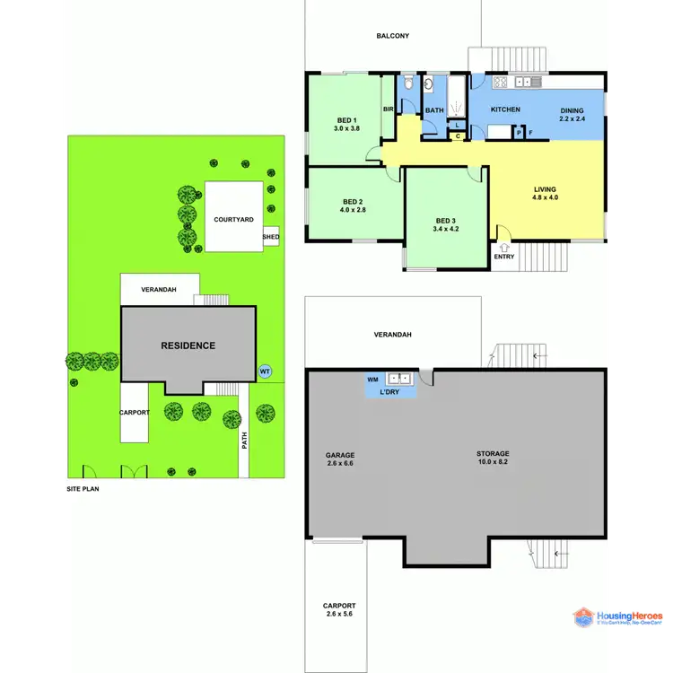 Floorplan of Homely house listing, 3 Veronica Street (Sale), Gailes QLD 4300