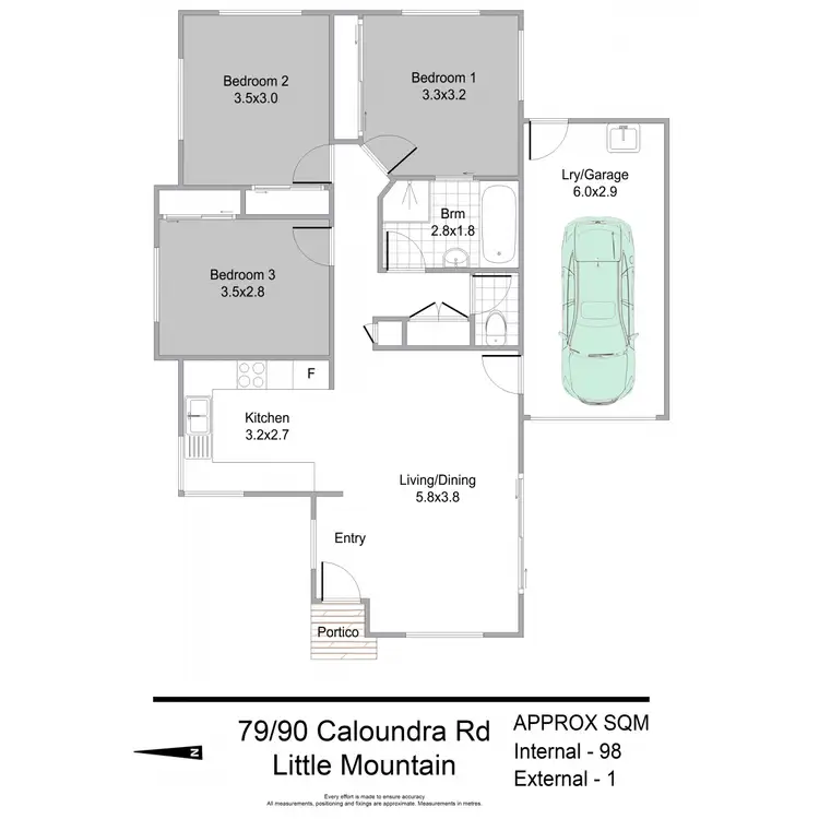 Floorplan of Homely house listing, 79/90 Caloundra Road, Little Mountain QLD 4551