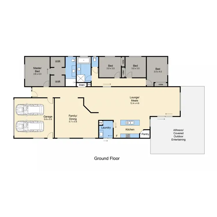 Floorplan of Homely house listing, 35 Dusky Drive, Safety Beach VIC 3936