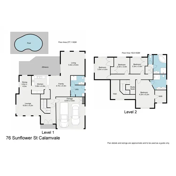 Floorplan of Homely house listing, 76 Sunflower Crescent, Calamvale QLD 4116