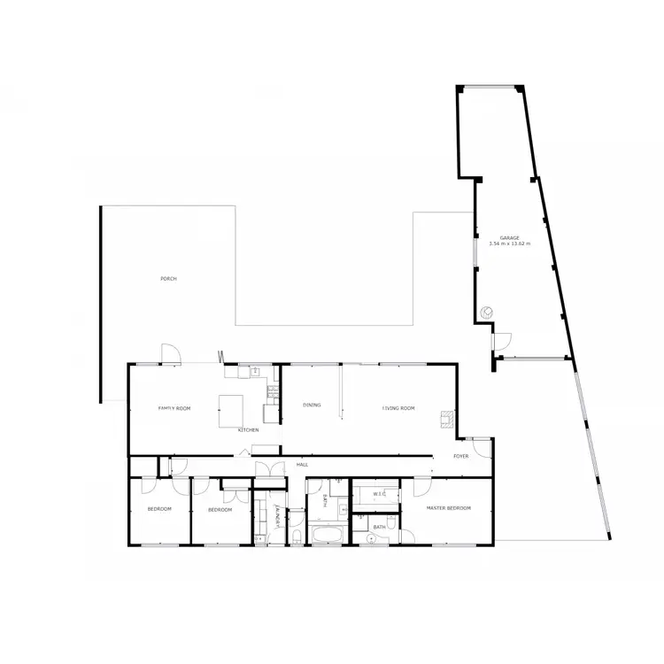 Floorplan of Homely house listing, 4 Lingford Court, Wodonga VIC 3690