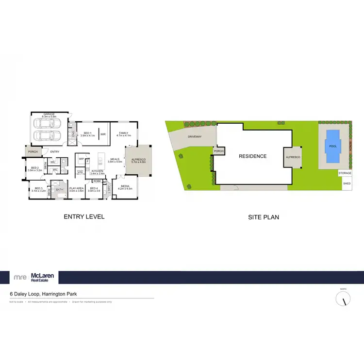 Floorplan of Homely house listing, 6 Daley Loop, Harrington Park NSW 2567