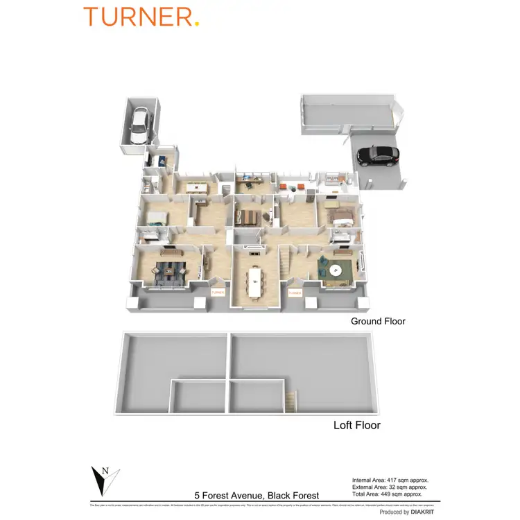 Floorplan of Homely house listing, 5-5A Forest Avenue, Black Forest SA 5035