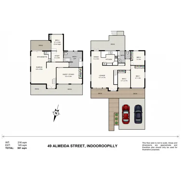 Floorplan of Homely house listing, 49 Almeida Street, Indooroopilly QLD 4068