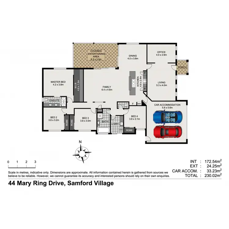 Floorplan of Homely house listing, 44 Mary Ring Drive, Samford Village QLD 4520