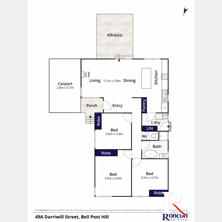 Floorplan of Homely house listing, 49A Darriwill Street, Bell Post Hill VIC 3215