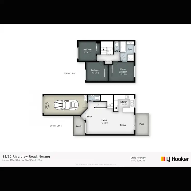 Floorplan of Homely townhouse listing, 84/32 Riverview Road, Nerang QLD 4211