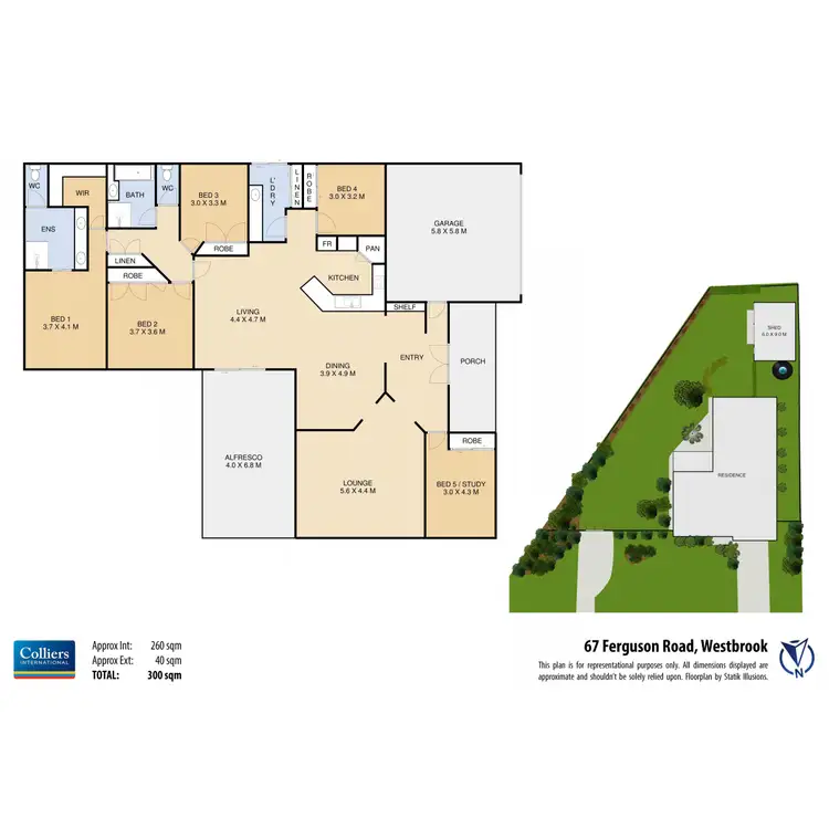 Floorplan of Homely house listing, 67 Ferguson Road, Westbrook QLD 4350