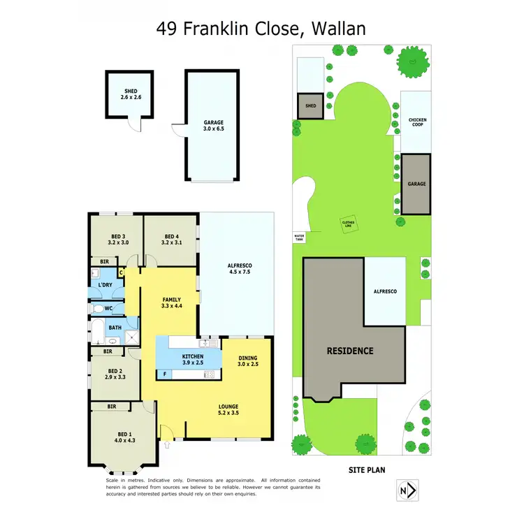 Floorplan of Homely house listing, 49 Franklin Close, Wallan VIC 3756