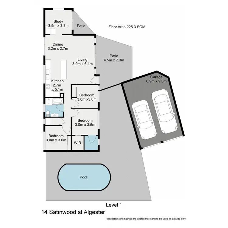 Floorplan of Homely house listing, 14 Satinwood Street, Algester QLD 4115