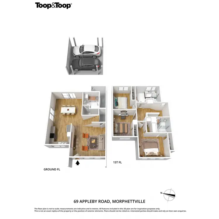 Floorplan of Homely townhouse listing, 69 Appleby Road, Morphettville SA 5043