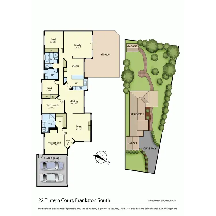 Floorplan of Homely house listing, 22 Tintern Court, Frankston South VIC 3199