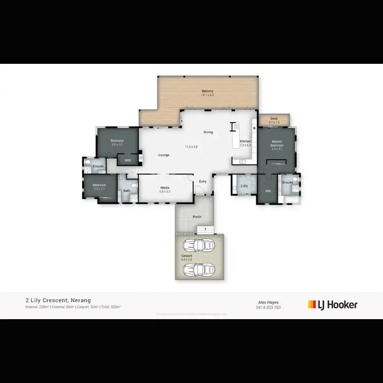 Floorplan of Homely house listing, 2 Lily Crescent, Nerang QLD 4211