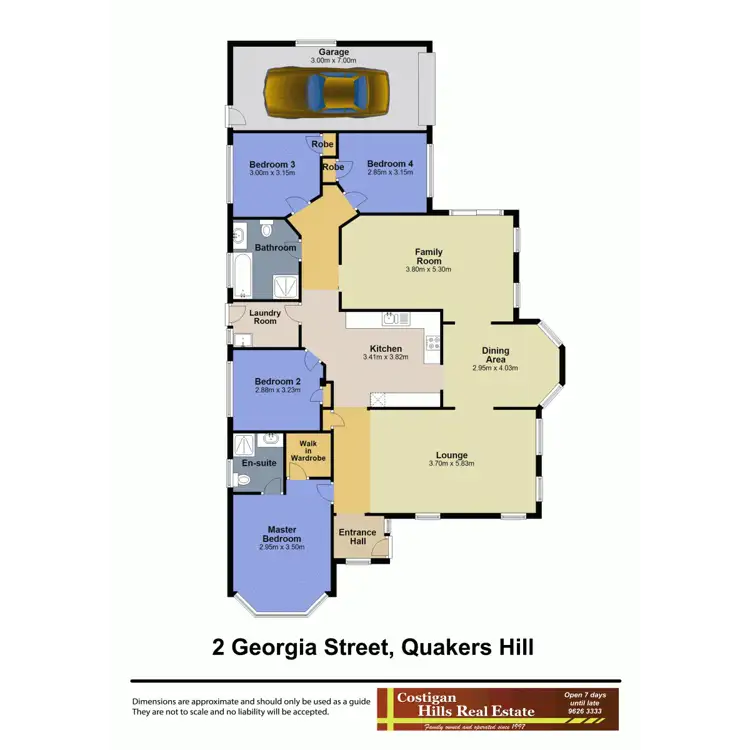 Floorplan of Homely house listing, 2 Georgia Street, Quakers Hill NSW 2763