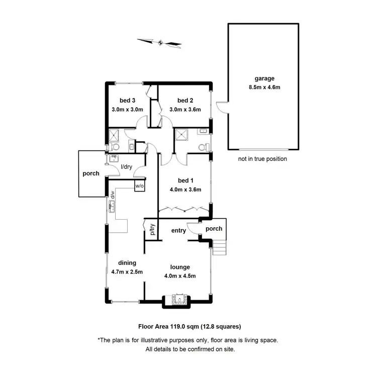 Floorplan of Homely house listing, 13 Legg Road, Emerald VIC 3782