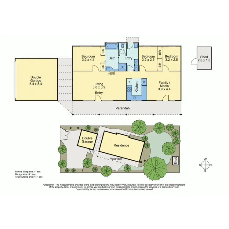 Floorplan of Homely house listing, 322 Eastbourne Road, Rosebud VIC 3939