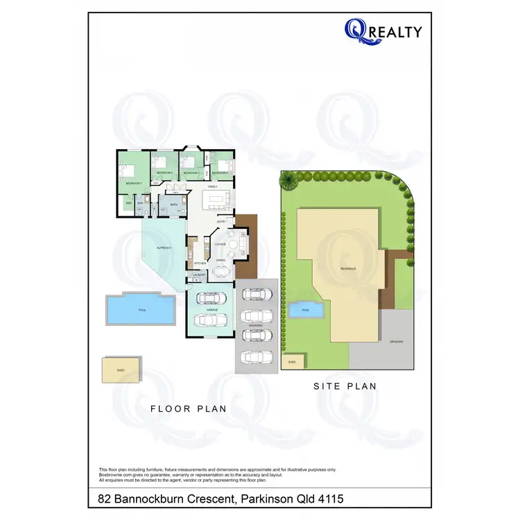 Floorplan of Homely house listing, 82 Bannockburn Crescent, Parkinson QLD 4115