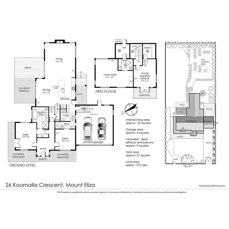 Floorplan of Homely house listing, 26 Koornalla Crescent, Mount Eliza VIC 3930