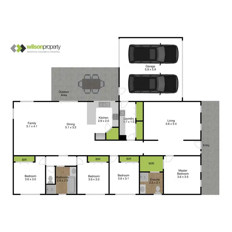 Floorplan of Homely house listing, 11 Summerhill Road, Traralgon VIC 3844