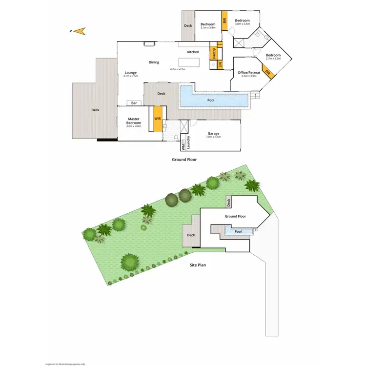 Floorplan of Homely house listing, 7 Prescott Avenue, Mount Martha VIC 3934