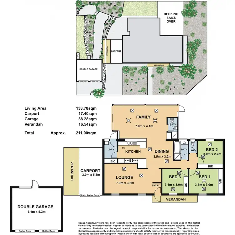 Floorplan of Homely house listing, 10 Anona Way, Fairview Park SA 5126