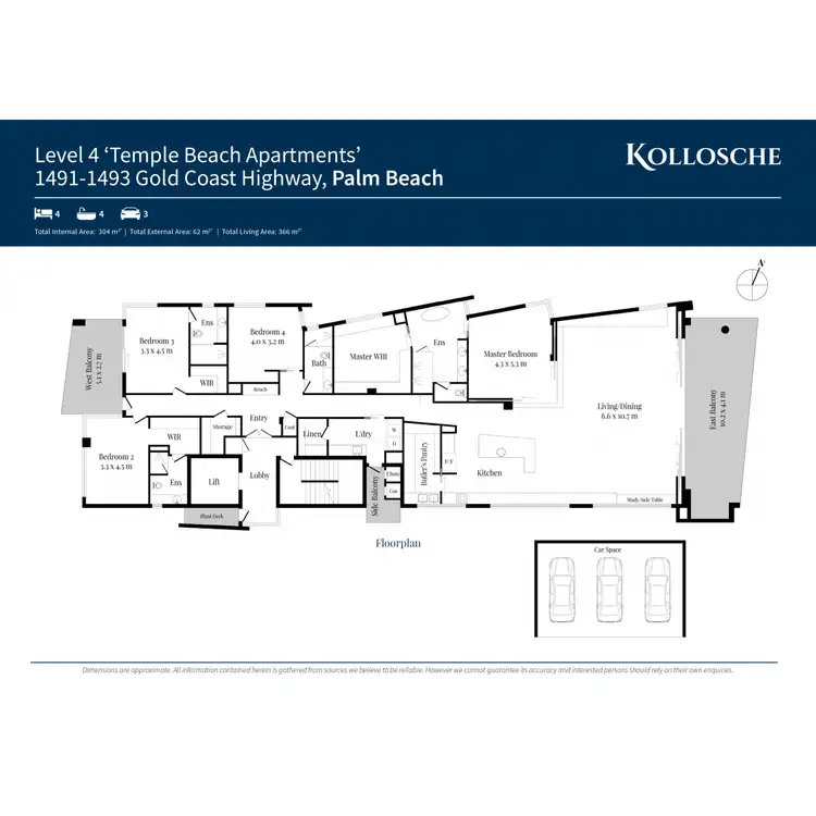 Floorplan of Homely apartment listing, 4/1491 Gold Coast Highway, Palm Beach QLD 4221