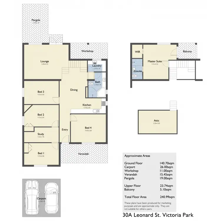 Floorplan of Homely house listing, 30A Leonard Street, Victoria Park WA 6100