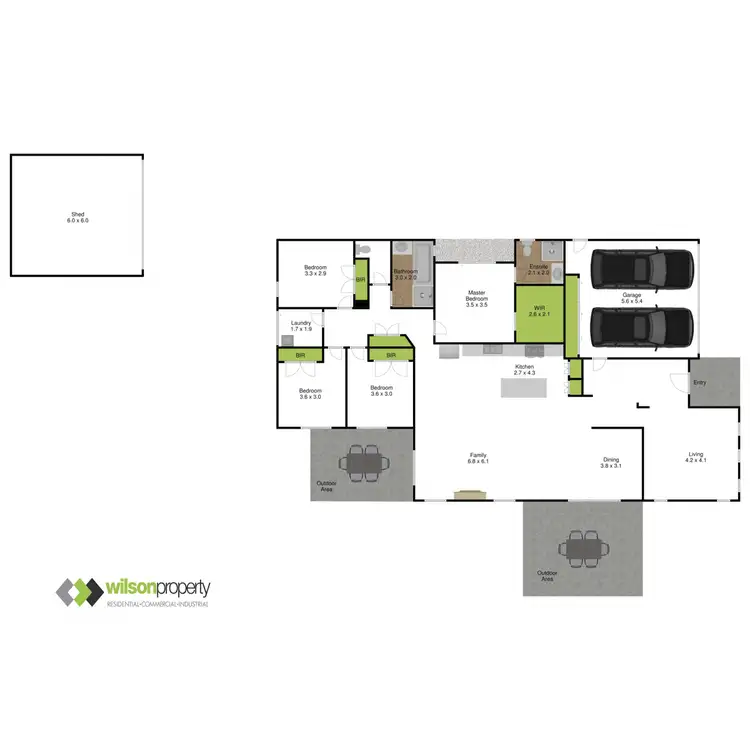 Floorplan of Homely house listing, 26 Dunsmuir Grove, Traralgon VIC 3844