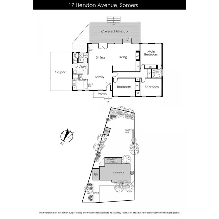 Floorplan of Homely house listing, 17 Hendon Avenue, Somers VIC 3927