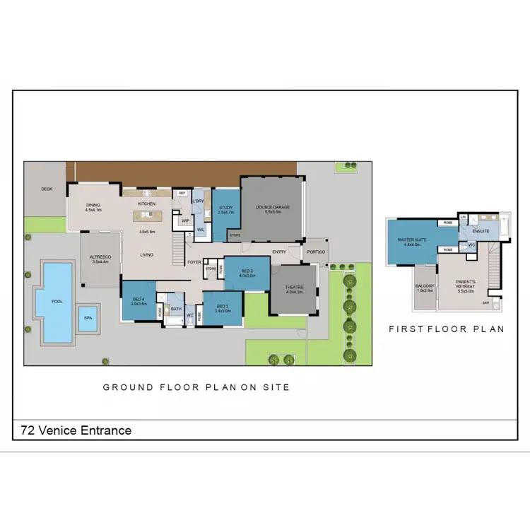 Floorplan of Homely house listing, 72 Venice Entrance, Iluka WA 6028