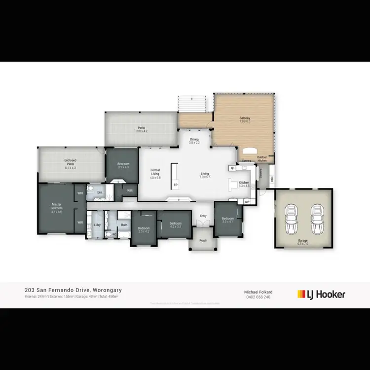 Floorplan of Homely house listing, 2/203 San Fernando Drive, Worongary QLD 4213