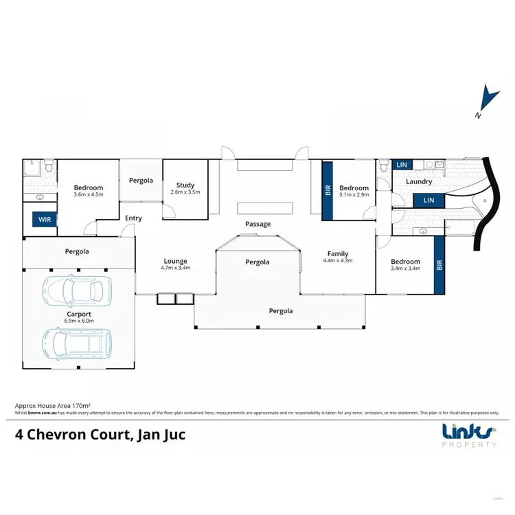 Floorplan of Homely house listing, 4 Chevron Court, Jan Juc VIC 3228