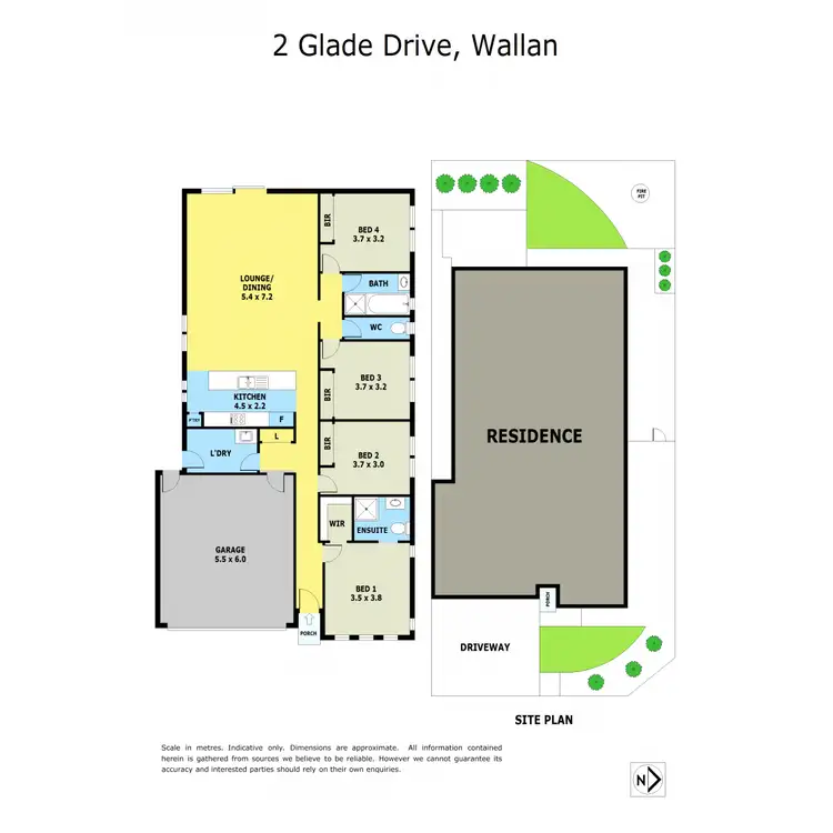 Floorplan of Homely house listing, 2 Glade Drive, Wallan VIC 3756