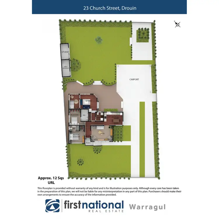 Floorplan of Homely house listing, 23 Church Street, Drouin VIC 3818